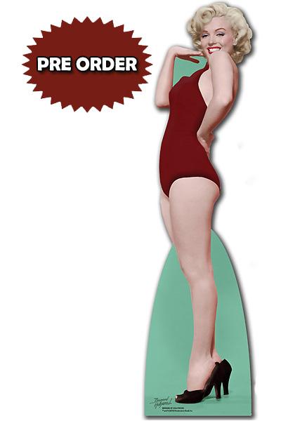 Foto Marilyn Monroe Rojo Traje de Baño 181cm Tamaño real Figura de cartón