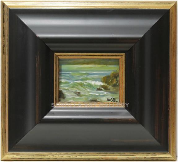 Foto Marina - 31x28 cm | Pinturas de miniaturas de colección en óleo sobre tabla