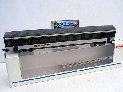 Foto Marklin Märklin Sbb Passenger Vagon Pasajeros 1ª Clase 4215 1/87 H0