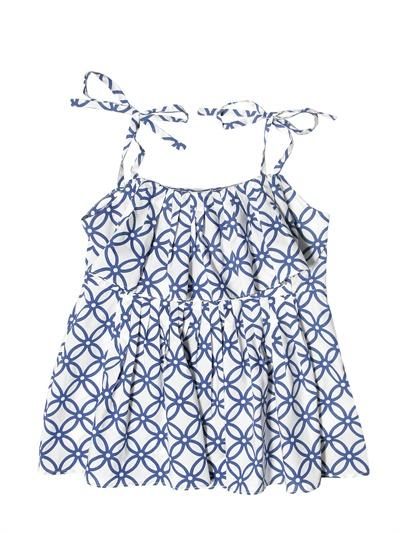 Foto marni junior blusa en algodón popelina estampado