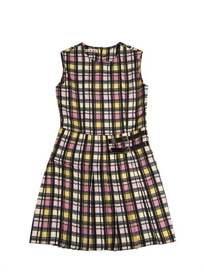 Foto marni junior vestido multicolor a cuadros