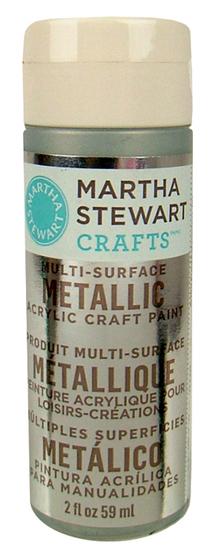 Foto Martha Stewart Metallic Acrylic Paint 2 oz. - Sterling