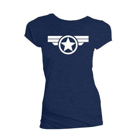 Foto Marvel Camiseta Chica Steve Rogers Super Soldier Talla L