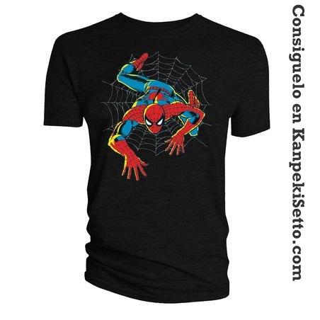 Foto Marvel Camiseta Spider-man Web Talla L