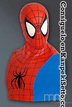 Foto Marvel Comics Busto TamaÑo Real Spider-man 60 Cm