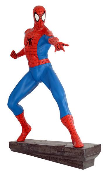Foto Marvel Comics Estatua TamañO Real Spider-Man Con Base 207 Cm
