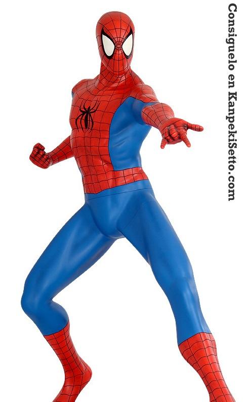 Foto Marvel Comics Figura TamaÑo Real Spider-man Con Plancha 185 Cm