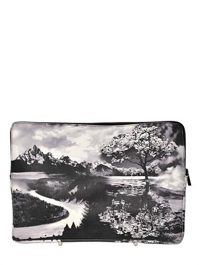 Foto mary katrantzou pouch de piel napa estampada