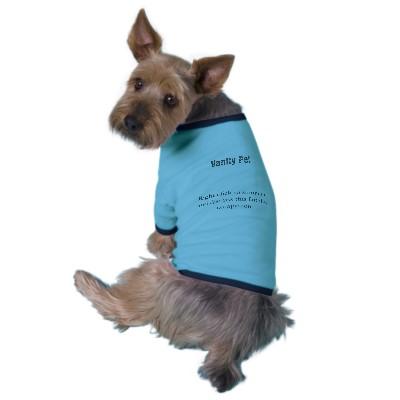 Foto Mascota de la vanidad, la derecha - haga clic para Camiseta De Perrito