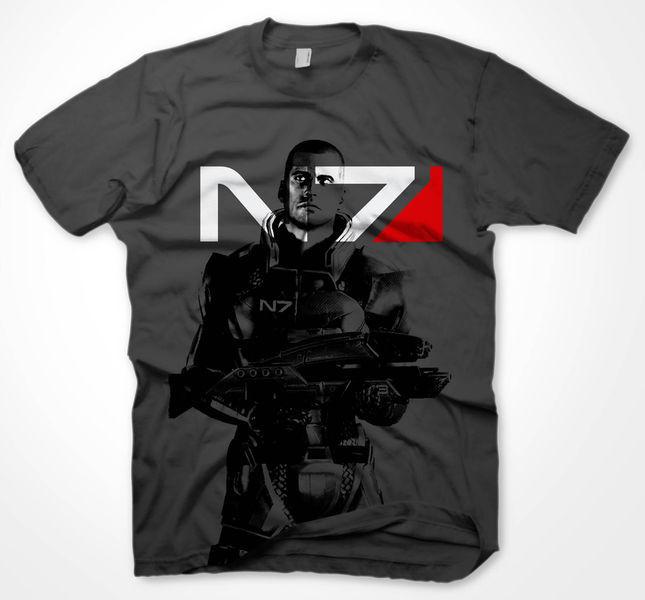 Foto Mass Effect 2 Camiseta X-Ray Shepard Talla L
