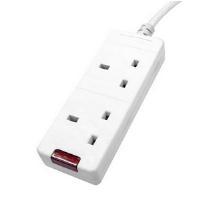 Foto masterplug BTN5-MP - 2-way indoor power socket with 5m extension le...