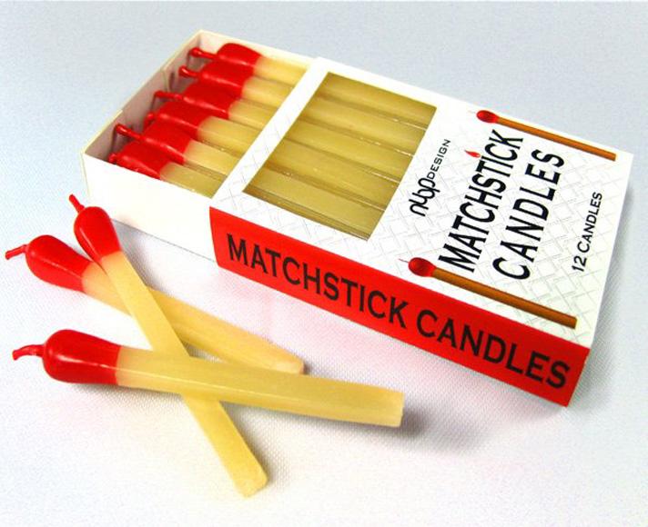 Foto Matchstick Candles - Set of 12