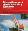 Foto Matemáticas Para Administración Y Economía. 2&ord