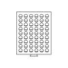 Foto Material numismático - Leuchtturm material - Bandejas para monedas - Band. M. divsiones redondas - en beige - BRB13 - Bandeja para monedas 54 divisiones redondas de 26,75 mm ø, color humo