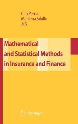 Foto Mathematical and statistical methods for insurance and finance