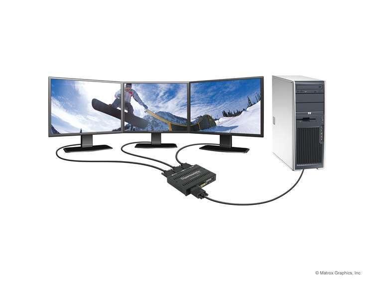 Foto MATROX T2G-D3D-IF Graphics Expansion Module 3 Salt.dvi/vga