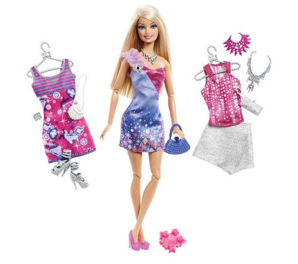 Foto Mattel Barbie Fashionistas - Fiesta Glamour - Barbie y vestidos