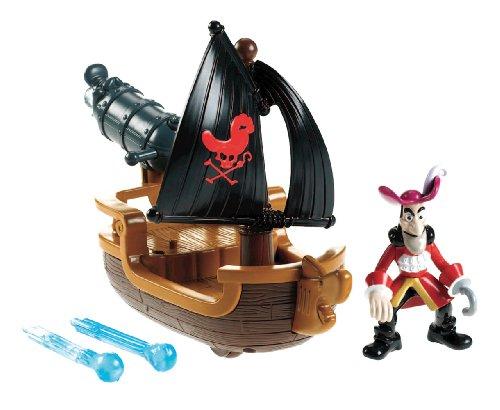 Foto Mattel W5264 Disney Jake y los piratas de Nunca Jamás - Garfio con barco cañonero
