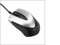 Foto Maus Ednet optische Notebook Maus, 1000dpi, wired, sw/silber