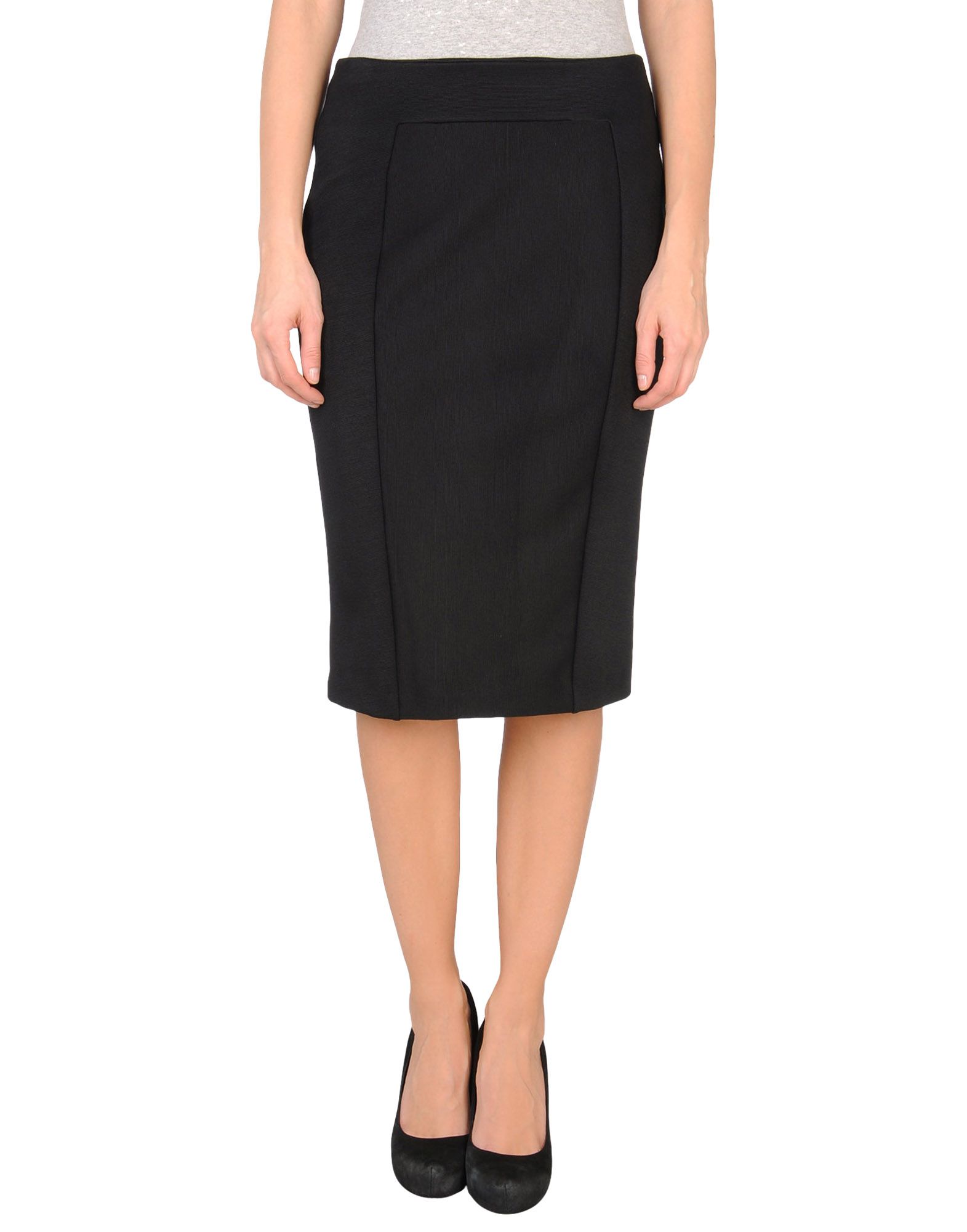 Foto Max Mara Faldas A Media Pierna Mujer Negro