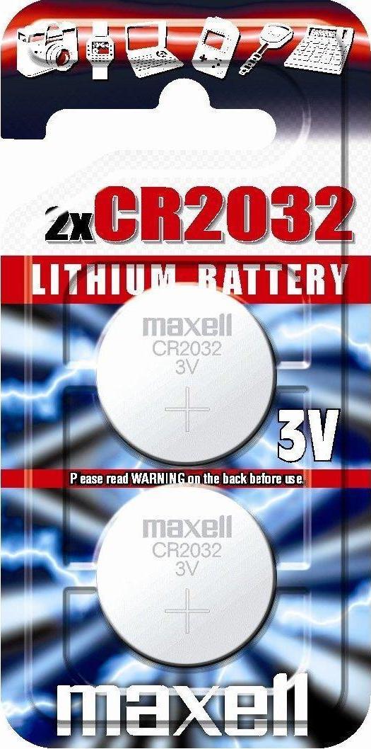 Foto Maxell Button Cells Cr2032 2/Pk 10/Pack