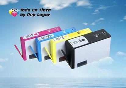 Foto Maxi Kit Pro recarga cartuchos tinta Hp 364XL y Hp 920 4 tintas Bk C M Y