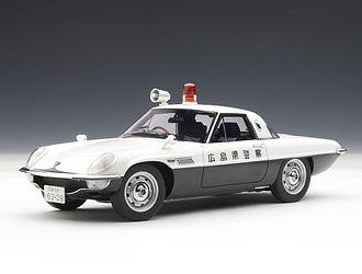 Foto Mazda Cosmo Sport Japanese Police Diecast Model Car