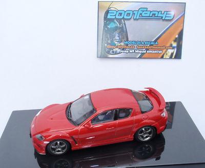 Foto Mazda Rx-8 Mazdaspeed Rojo Red Velocity 1/43 Autoart