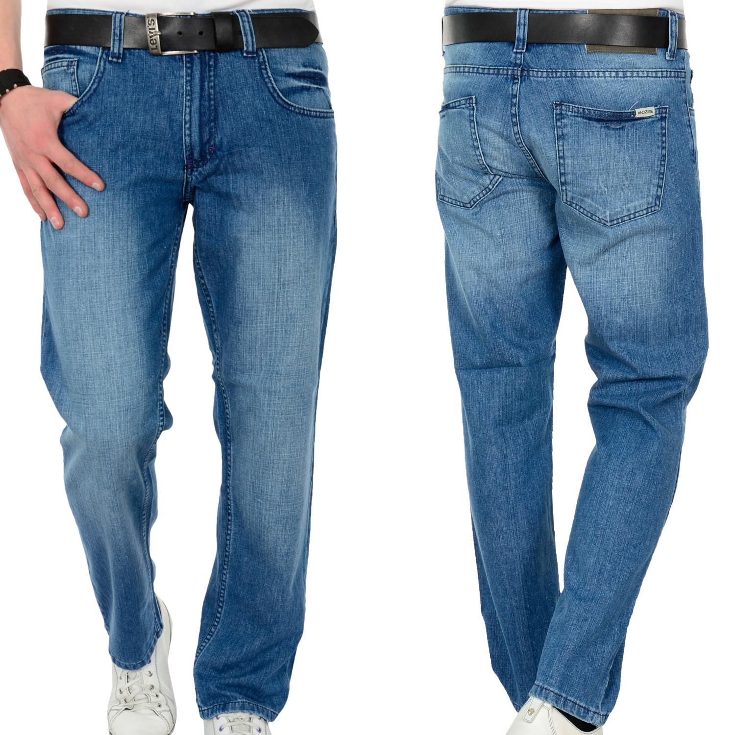 Foto Mazine Carnivoro Male Straight Fit Jeans Azul