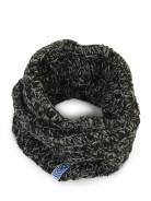 Foto Mazine Collarín Bufanda de punto escarcha gris antracita/negro m