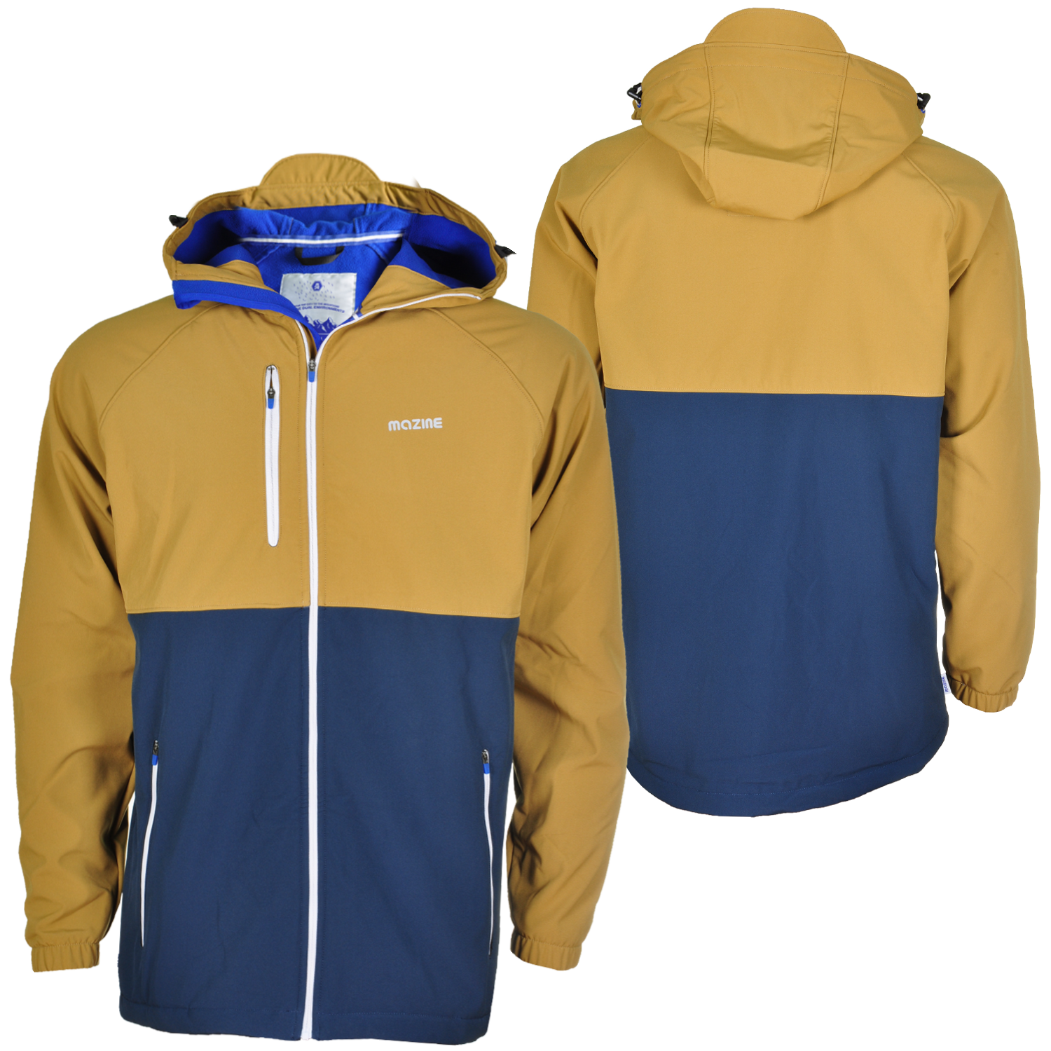 Foto Mazine Luiz Hombres Chaqueta Oro De Color Azul Oscuro