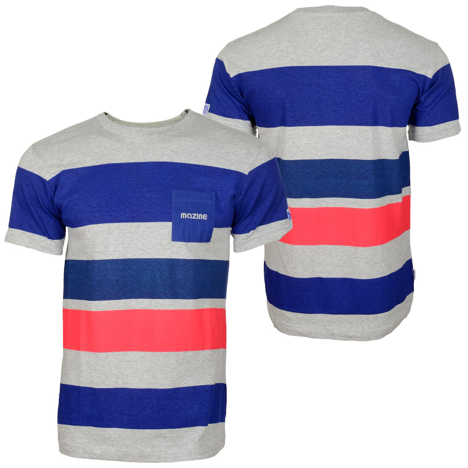 Foto Mazine Sammo 3 Hombres T-shirt Gris Multicullor