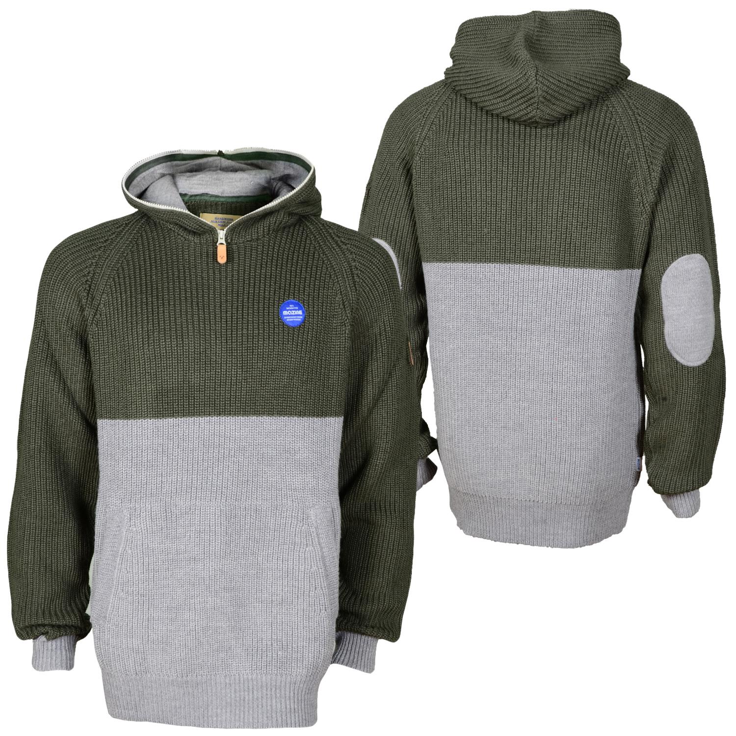 Foto Mazine Todd Male Up Knits Hombres Camisetas De Malla Gris Verde