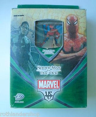 Foto Mazo De Cartas Spider-man Vs Doc Ock. Trading Card Game. Marvel. Upper Deck