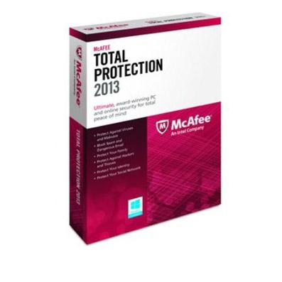 Foto Mcafee total protection 2013 3pc