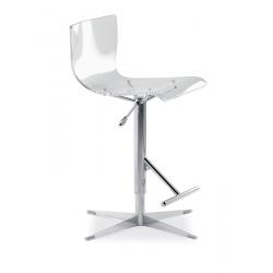 Foto MD063 Taburete moderno, giratorio y regulable, asiento en madera o ...