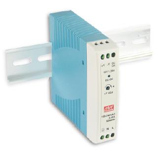 Foto MeanWell MDR-20-24 Power Supply Install