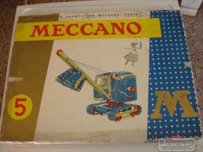Foto Meccano nº 5 francia. 1960. caja e instrucciones. metal y plástico