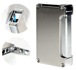 Foto Mechero Adorini Jet flame plateado