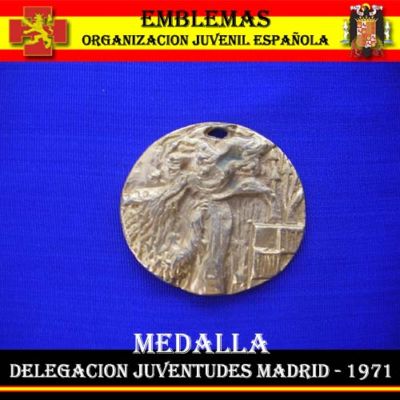 Foto Medalla Oro: Oje Delegacion Juventudes - Madrid 1971