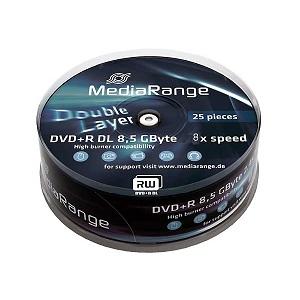 Foto MediaRange DVD+R Double Layer 8x Cake 25 **X**