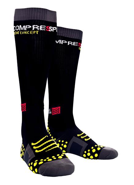 Foto Medias compresión Compressport Full Socks Black