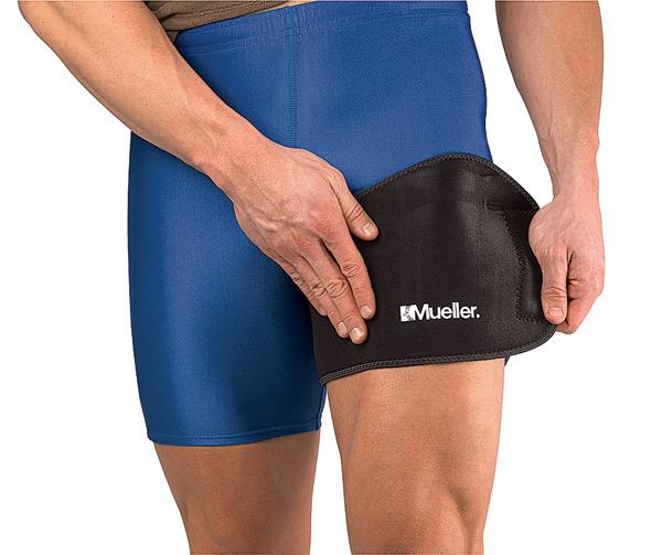 Foto Medicina deportiva Mueller Thigh Support Black