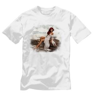 Foto Meerjungfrau T-Shirt M Girlie White T-Shirt