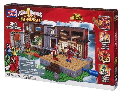 Foto Mega Bloks 5833 Power Rangers Samurai Batalla HQ
