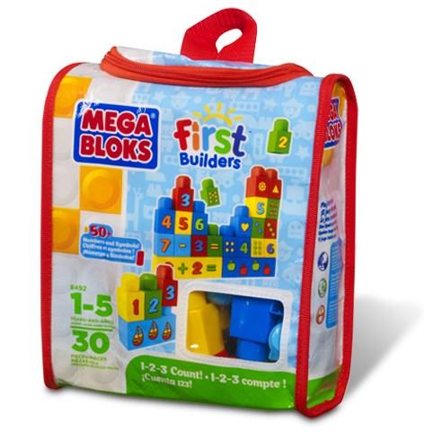 Foto MEGA BLOKS 8492 Eco Mega Bolsa 1,2,3 ..números!