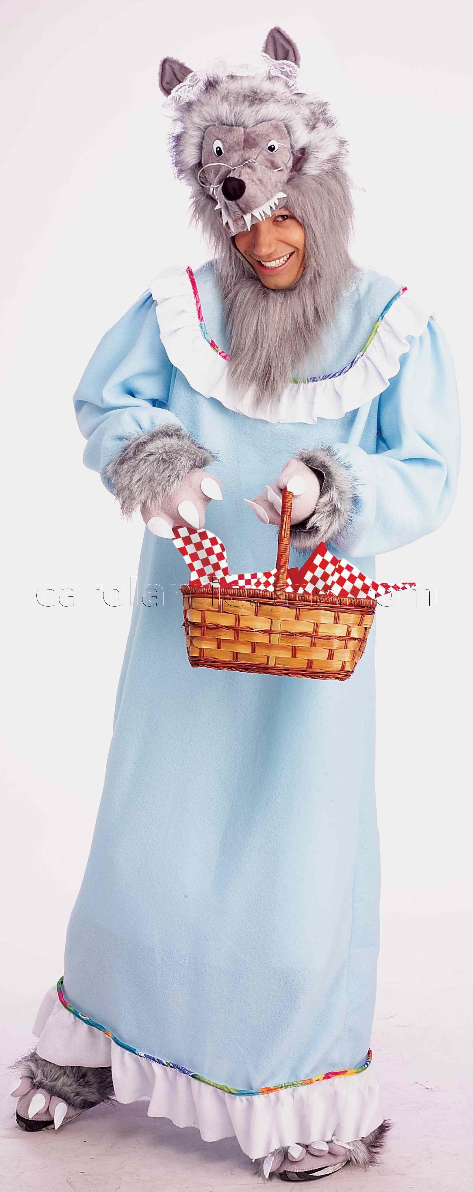 Foto Mega Disfraz Lobo Abuela Caperucita