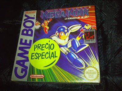Foto Mega Man Pal B Esp Spaco Spanish Gameboy Gb Sealed Rare Megaman Capcom Erbe