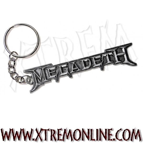 Foto Megadeth - logo llavero / xt3596
