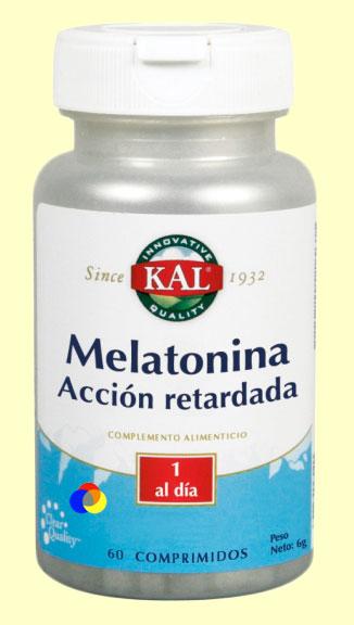 Foto Melatonina Acción Retardada - Laboratorios KAL - 60 comprimidos [02124561075]